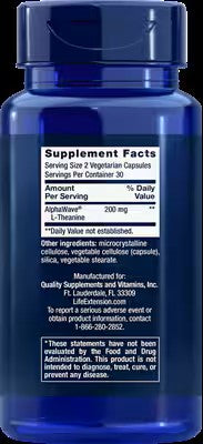L-Theanine Suntheanine 100 mg 60 Vegetarian Capsules