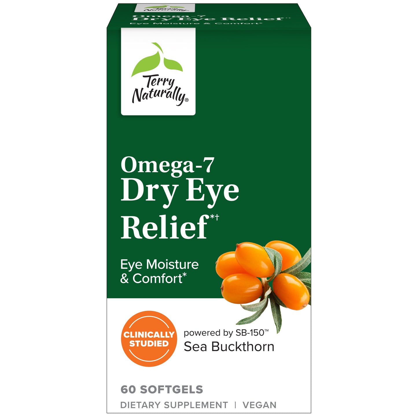 Terry Naturally Omega7 Eye Relief 60 Softgels