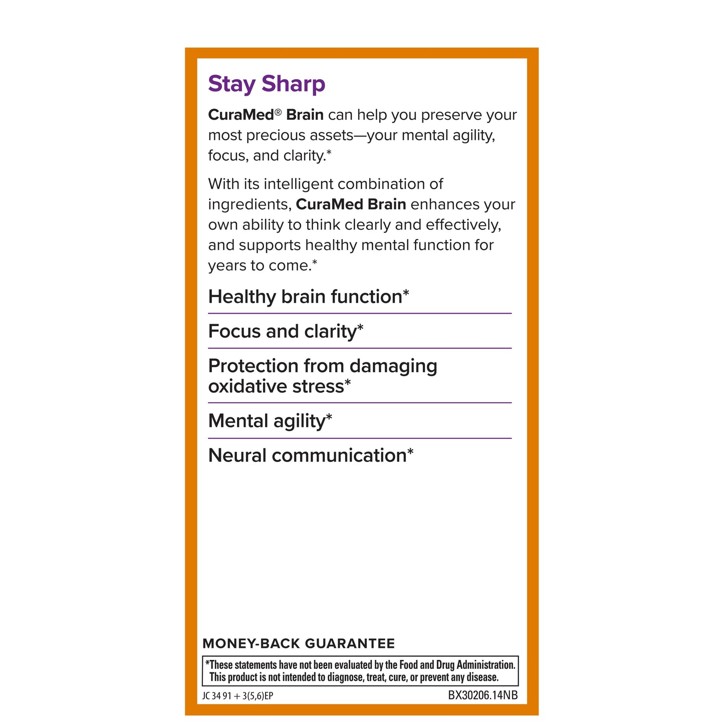 Terry Naturally CuraMed Brain 60 Softgels by EuroPharma