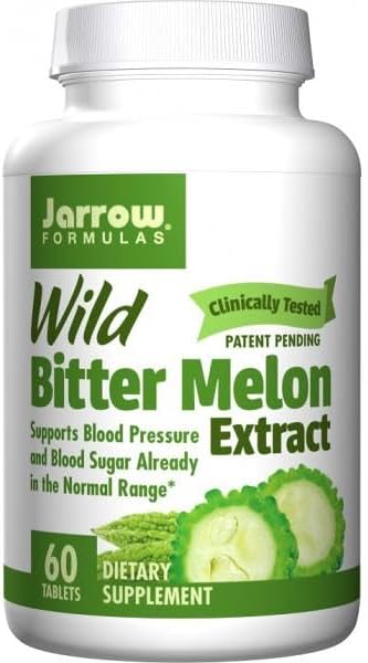 Wild Bitter Melon 1500 mg 60 Tablets, by Jarrow Formulas
