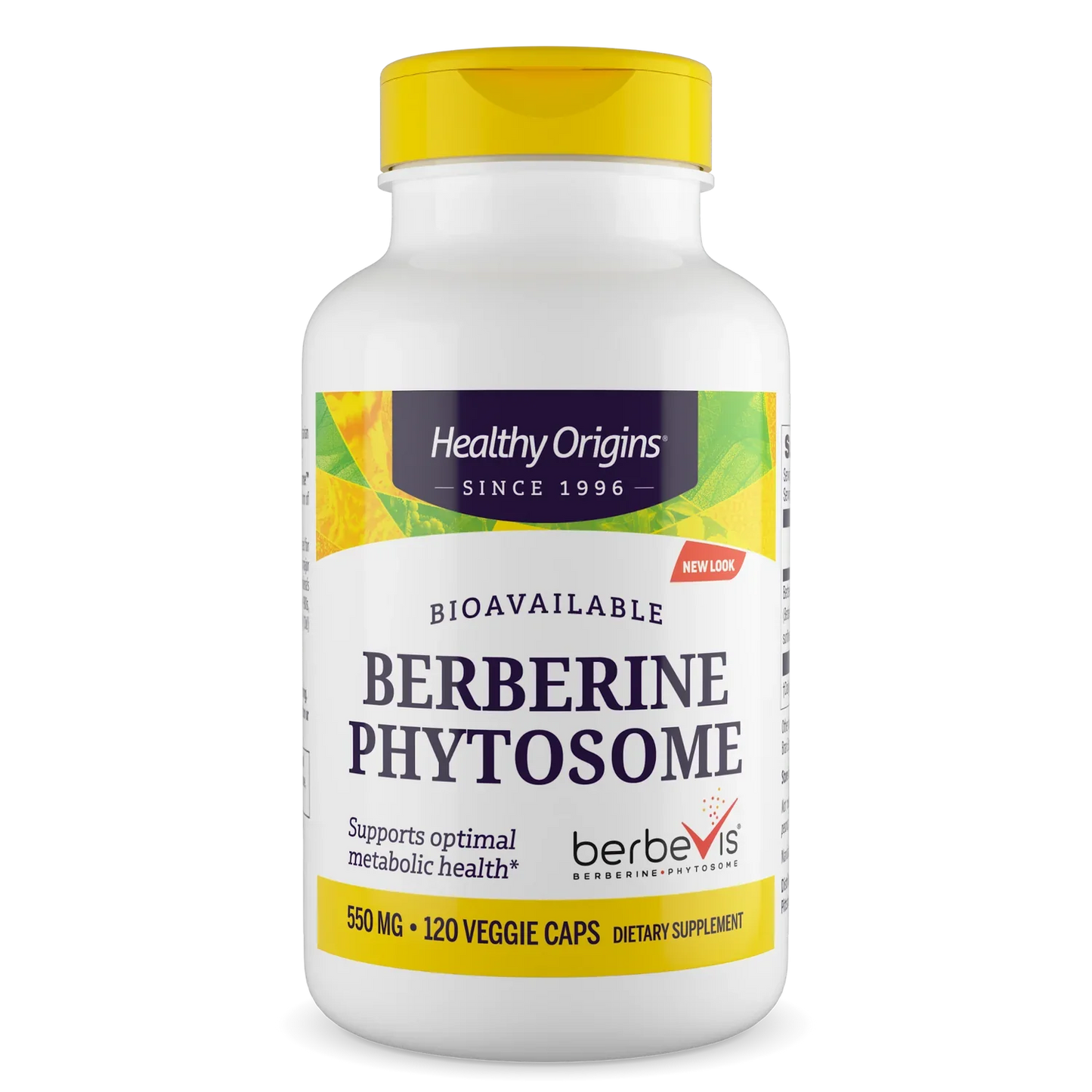 Berberine Phytosome 550 mg 120 Veggie caps by Healthy Origins