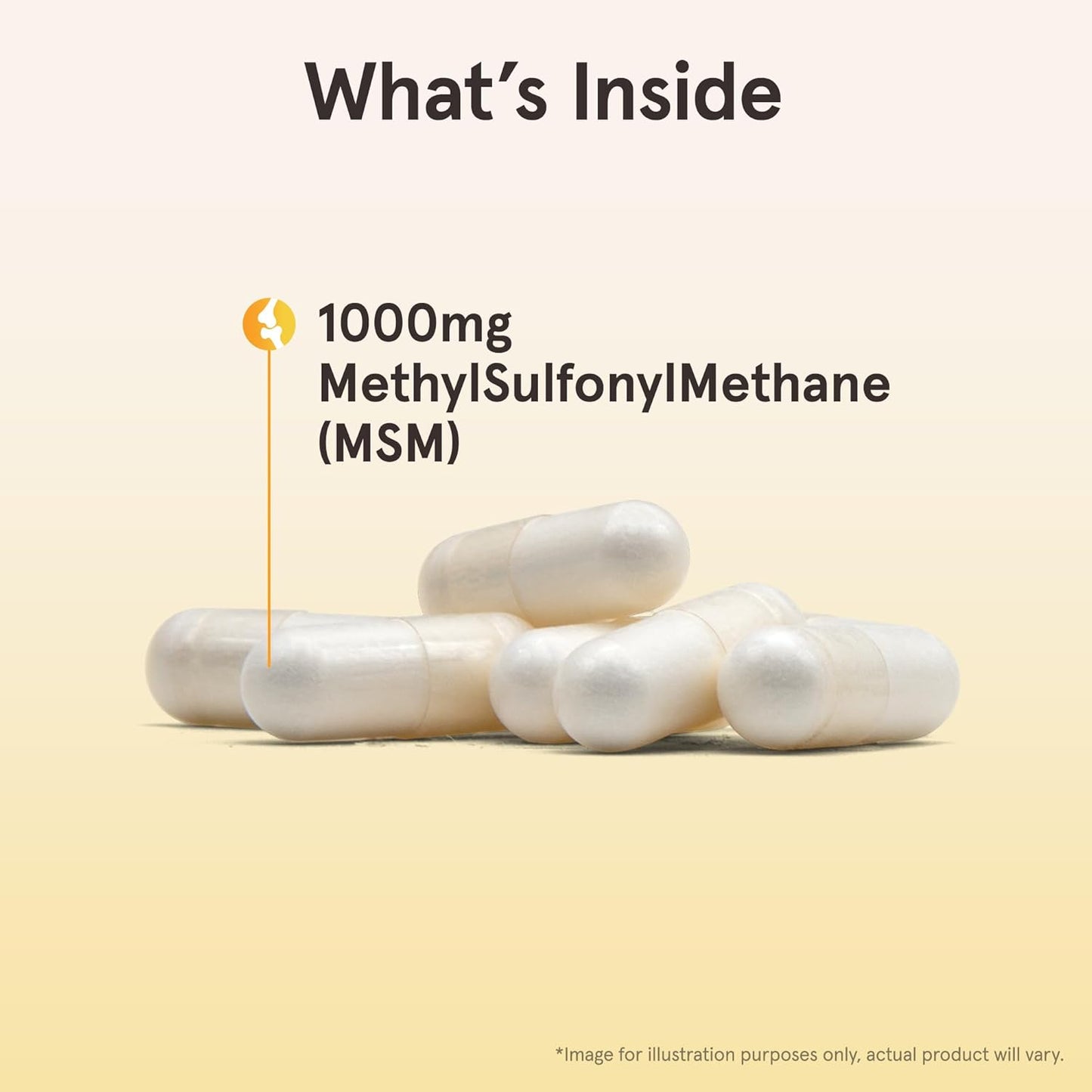 MSM 1000 mg 200 Veggie Caps
