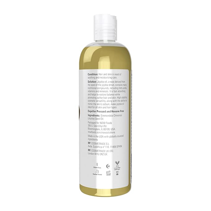 Jojoba Oil, 16 fl oz (473 ml) by NOW