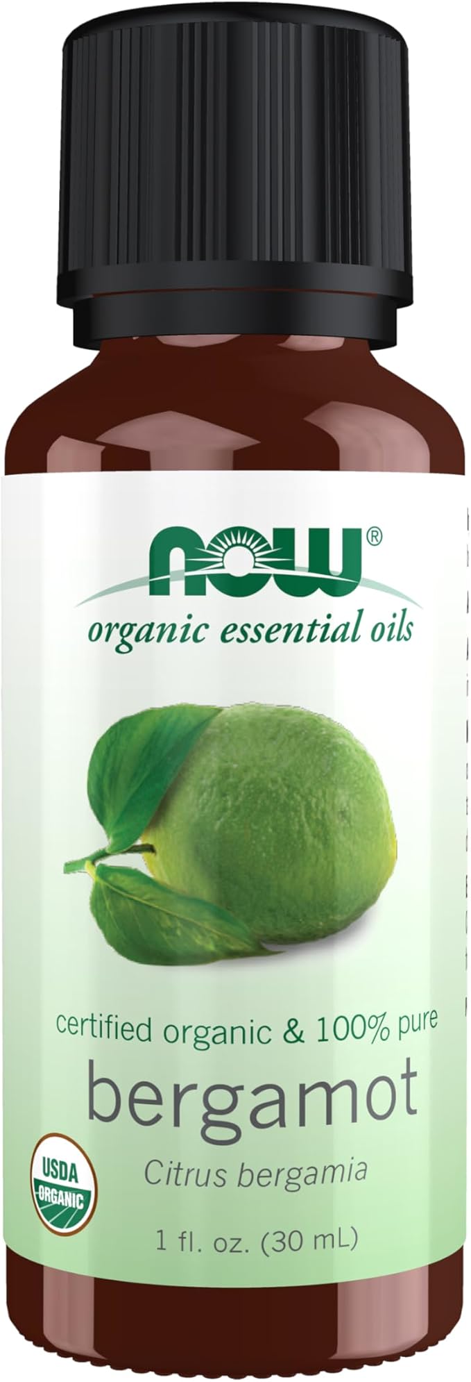 Organic Bergamot Oil, 1 fl oz (30 ml) by NOW