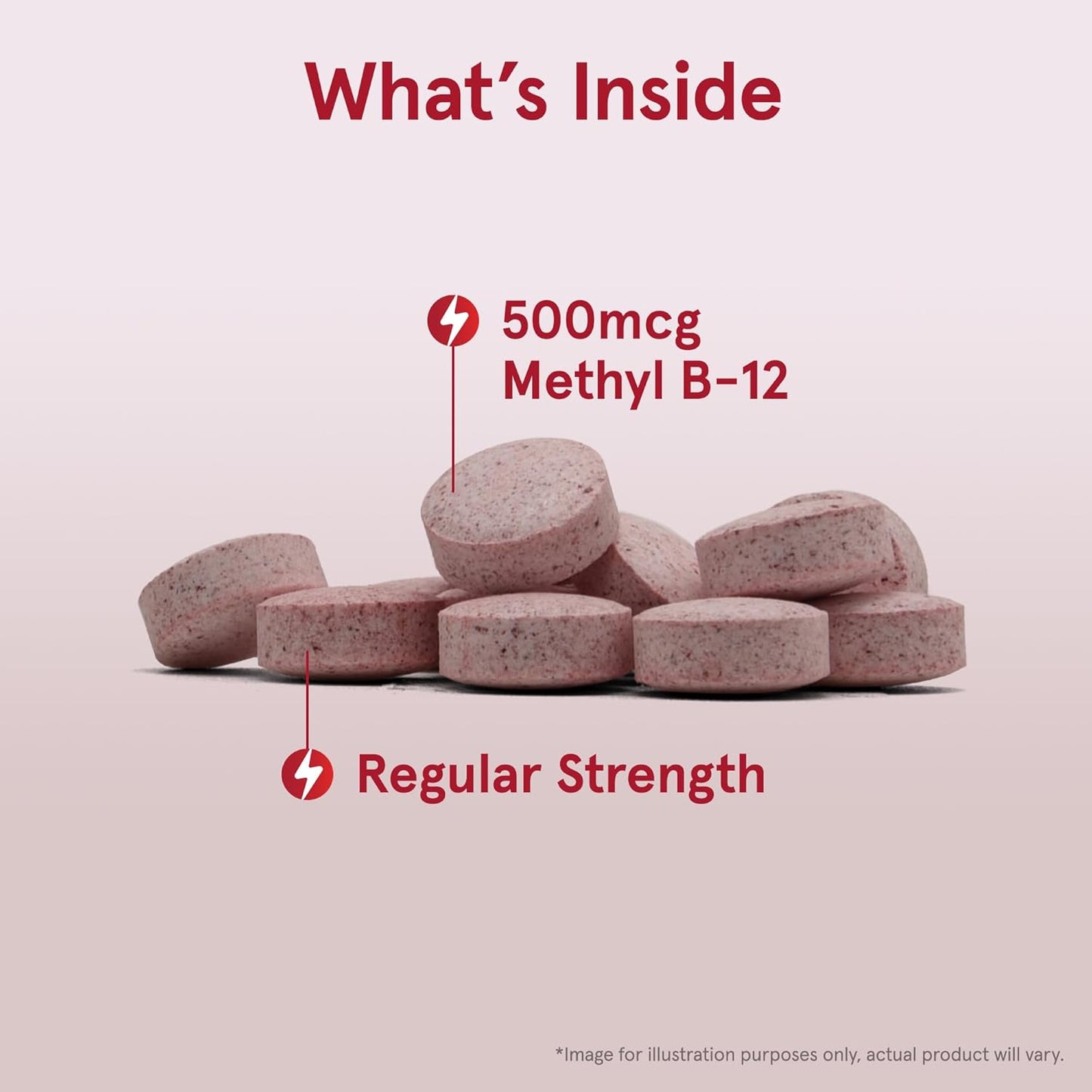 Methyl B-12 500 mcg 100 Lozenges- By Jarrow