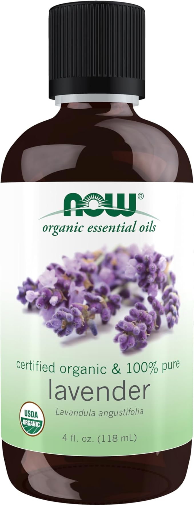 Organic Lavender Oil, 4 fl. oz. (118 ml) by NOW