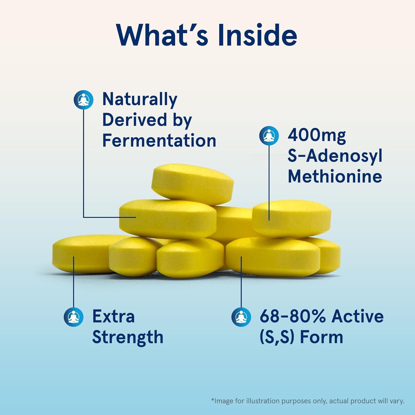 SAMe 400 mg 60 Enteric-Coated Tablets
