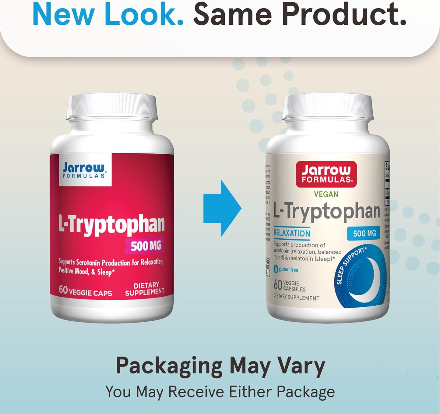 L-Tryptophan 500 mg 60 Veggie Caps