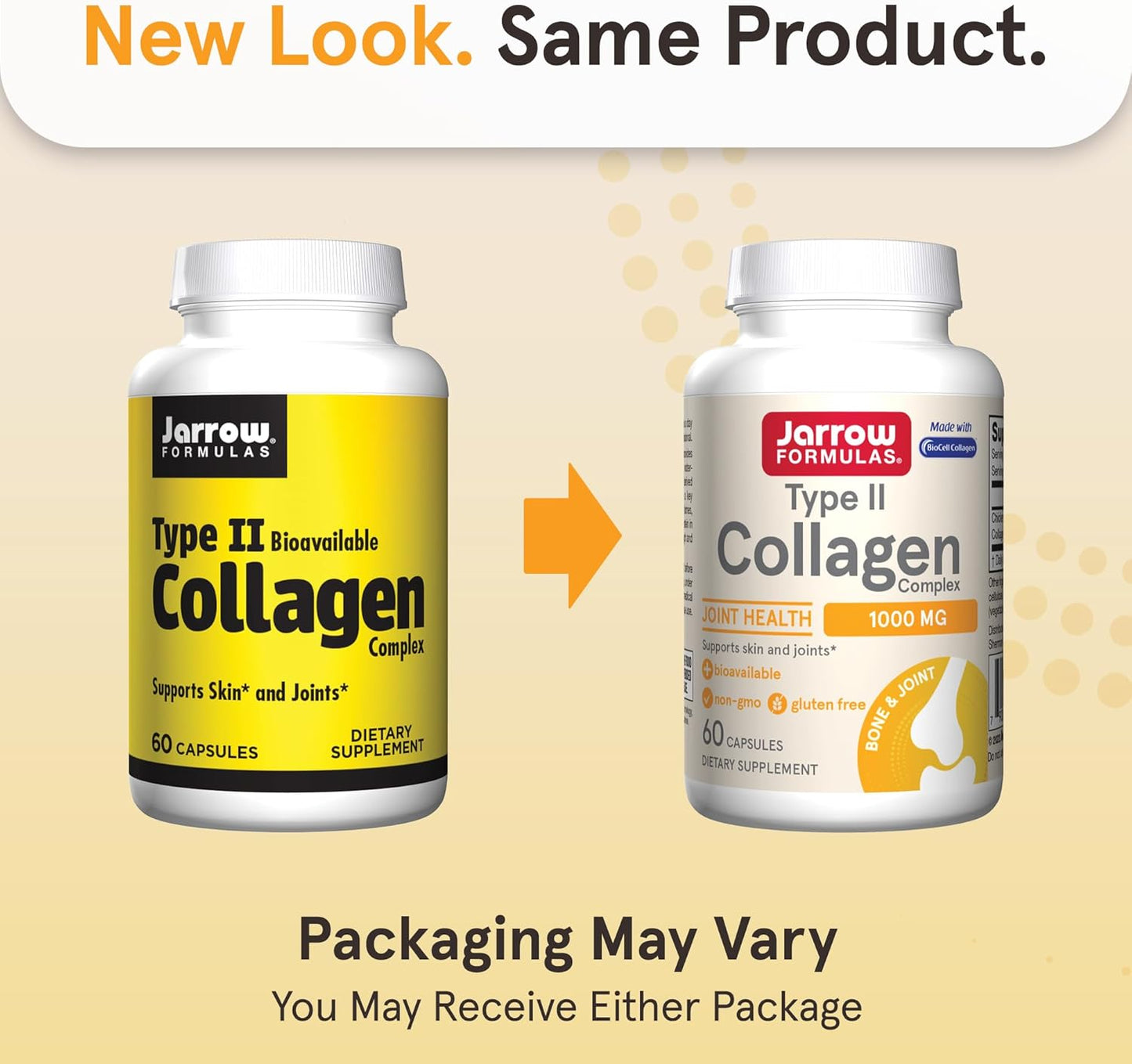 Type II Collagen Complex 500 mg 60 Capsules