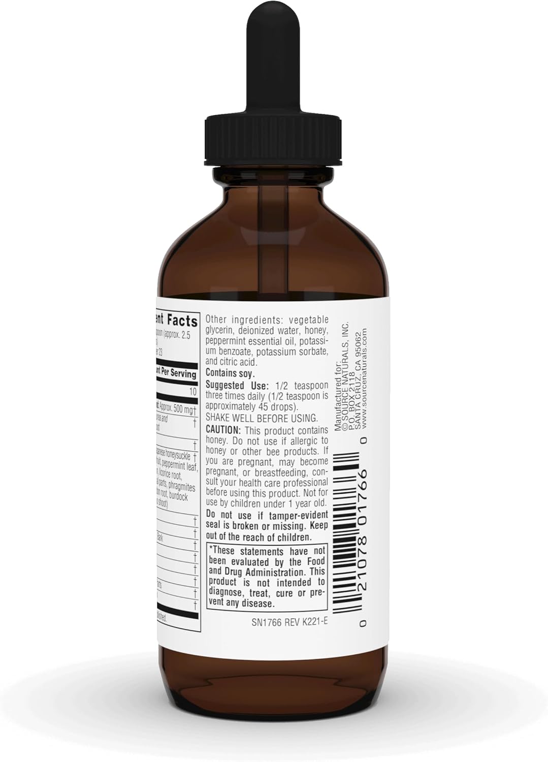 Wellness Herbal Kids 2 fl. oz. (59.14 ml) by Source Naturals