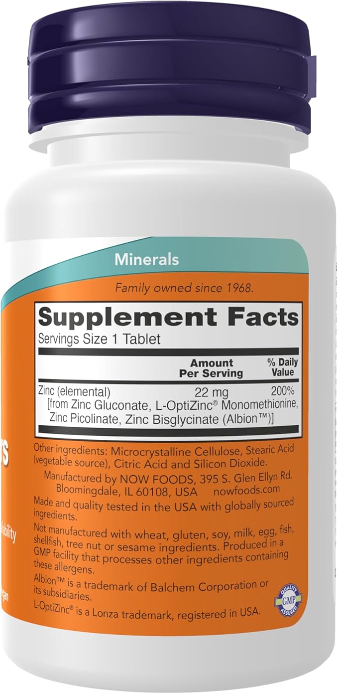 Zinc Transporters - 90 Tablets by NOW