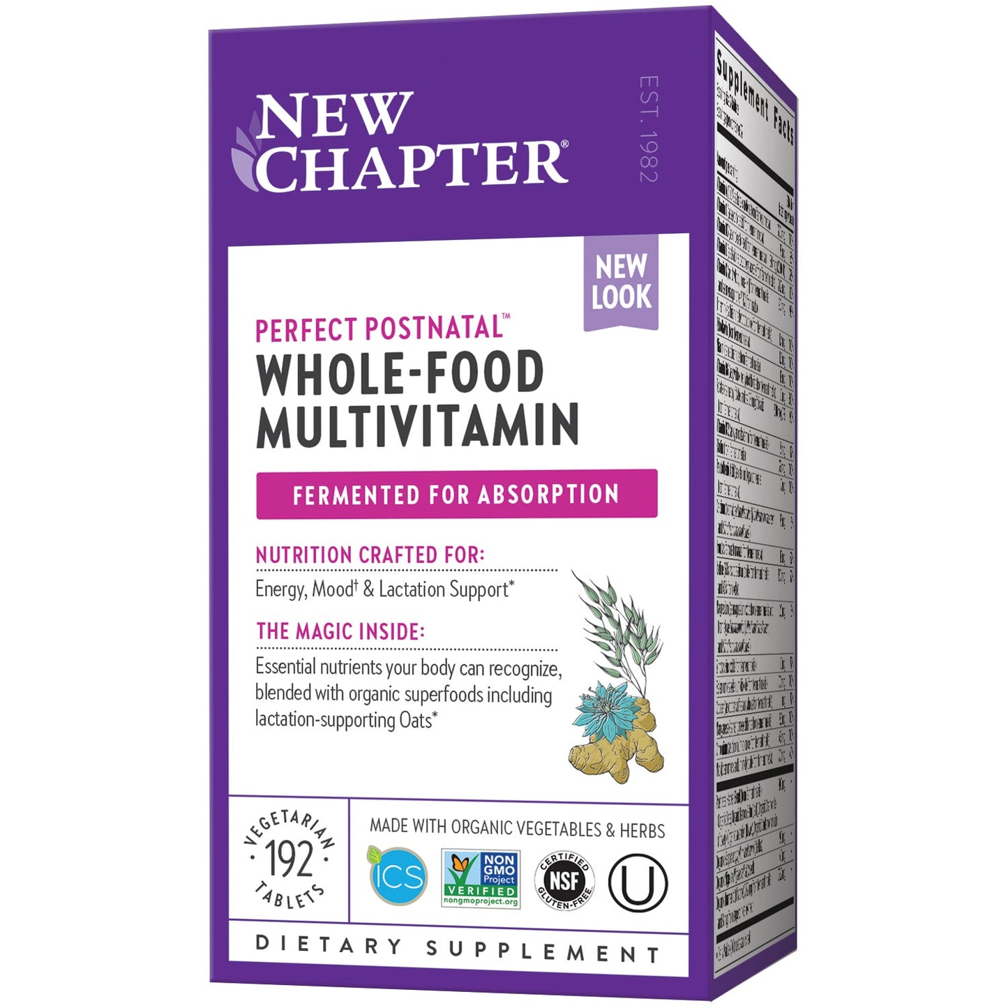 Perfect Postnatal Whole-Food Multivitamin 192 Vege Tabs by New Chapter best price