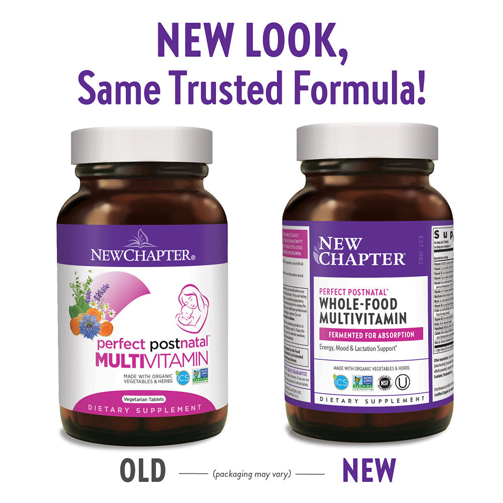 Perfect Postnatal Whole-Food Multivitamin 192 Vege Tabs by New Chapter best price