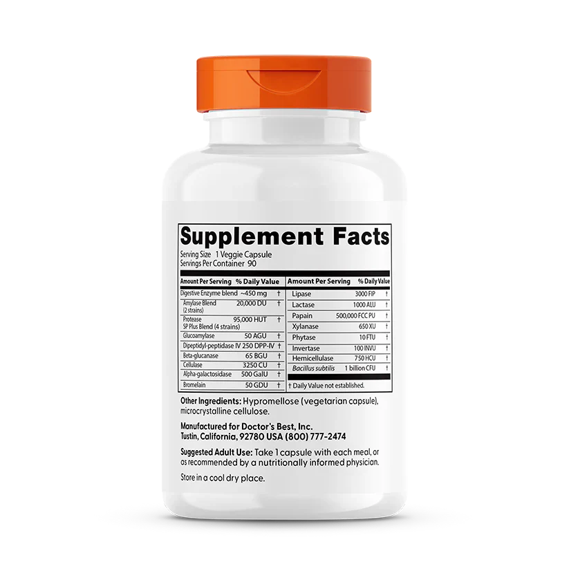 Digestive Enzymes 90 Veggie Caps