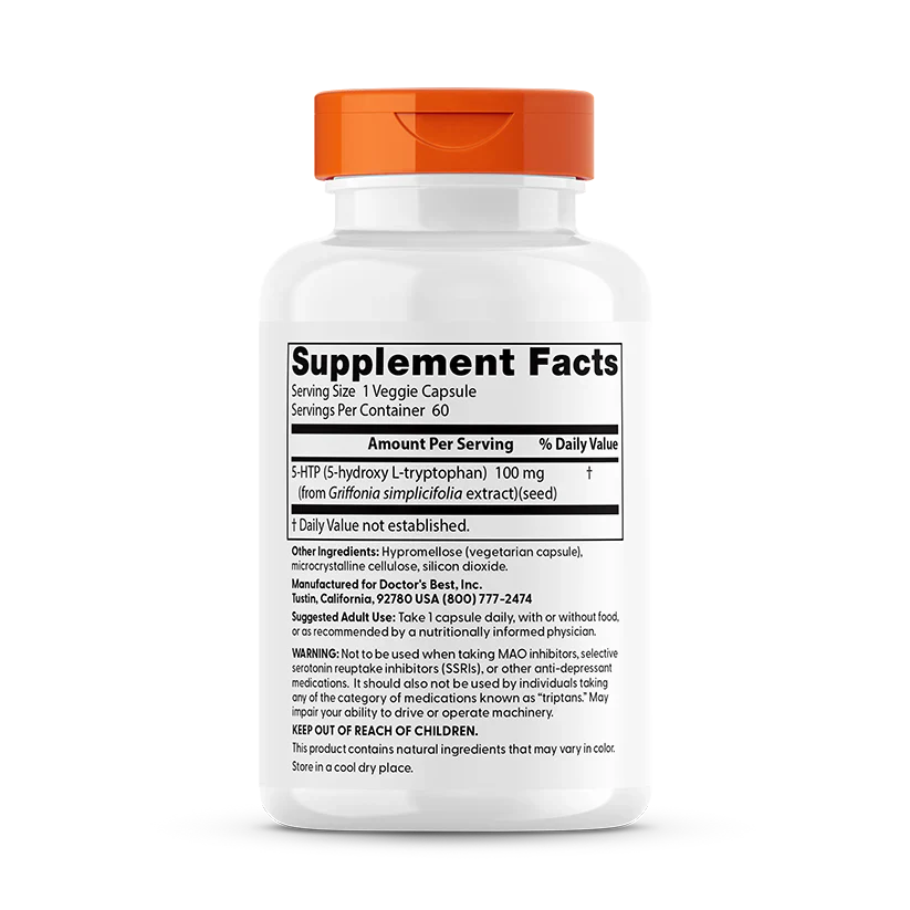 5-HTP 100 mg 60 Veggie Caps