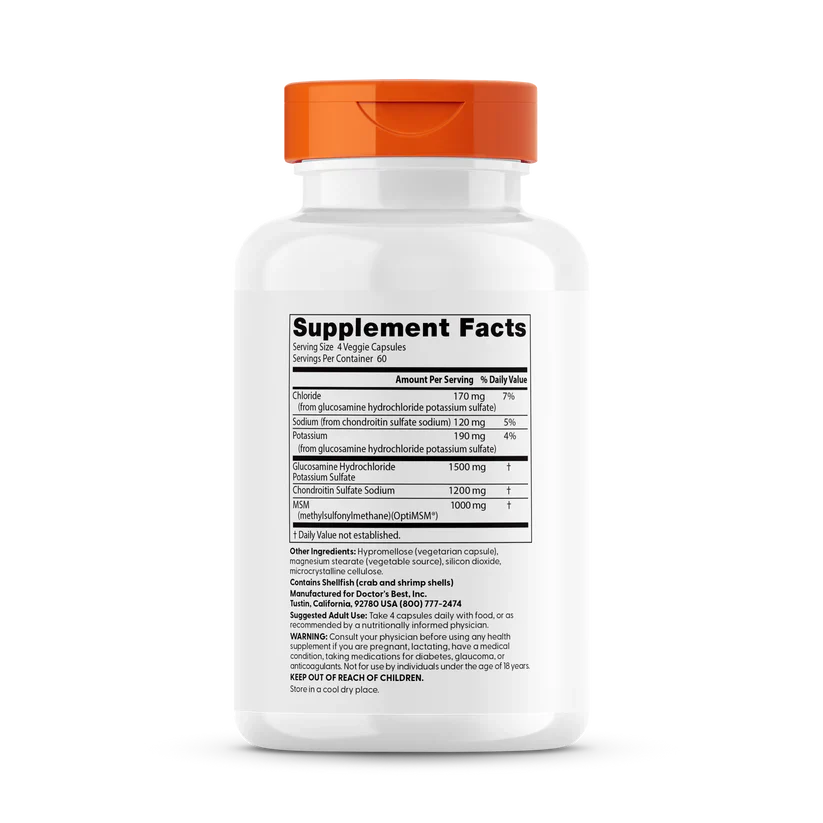 Glucosamine Chondroitin MSM 240 Capsules