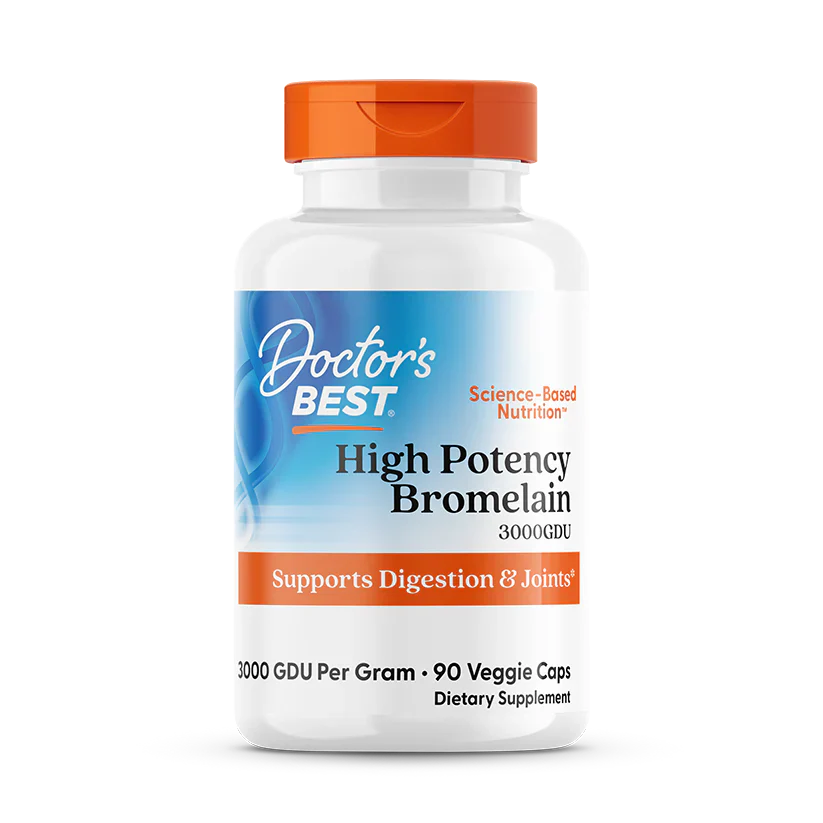 High Potency Bromelain 3000 GDU 500 mg 90 Veggie Caps
