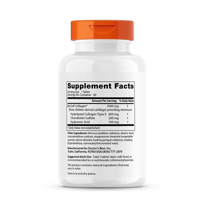 Hyaluronic Acid + Chondroitin Sulfate 60 Tablets