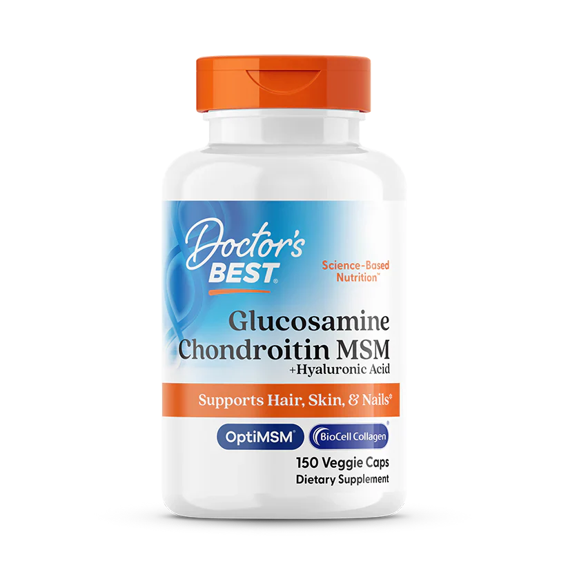 Glucosamine Chondroitin MSM + Hyaluronic Acid, 150 Veggie Caps