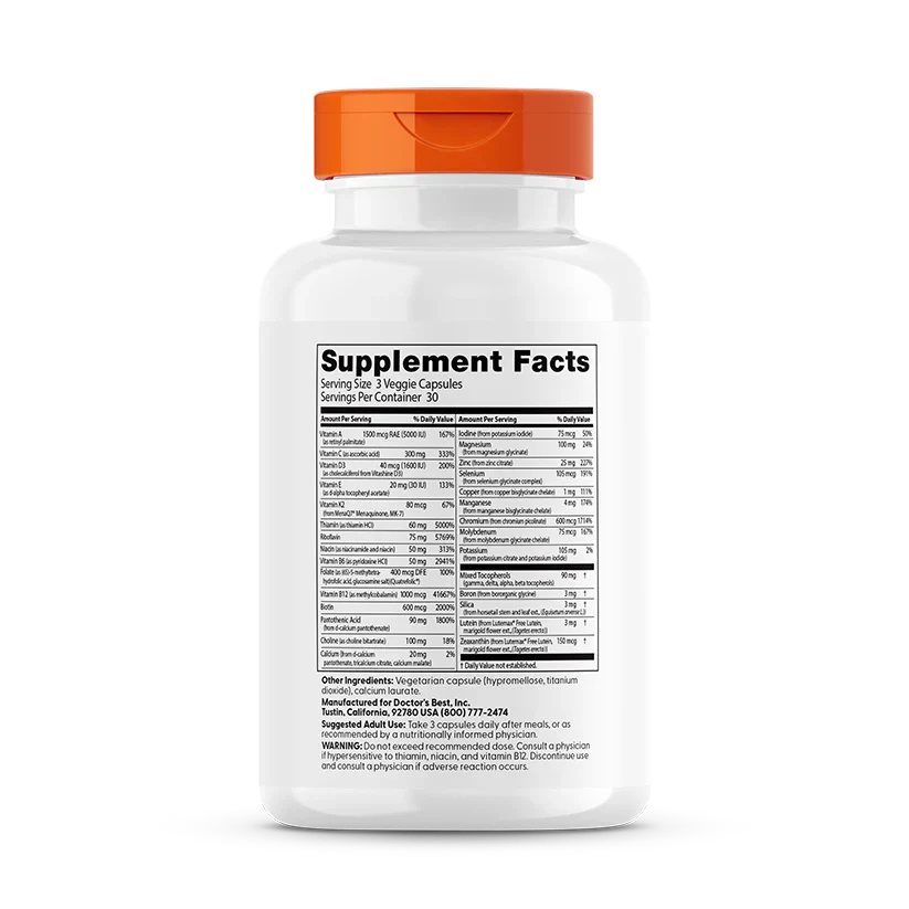 Multi-Vitamin 90 Veggie Capsules