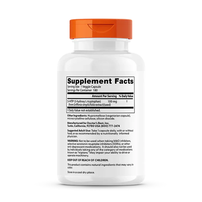 5-HTP 100 mg 180 Veggie Caps