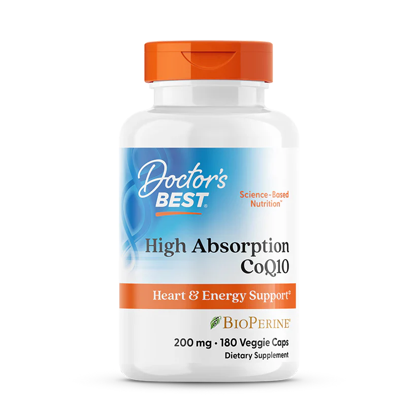High Absorption CoQ10 200 mg 180 Veggie Caps