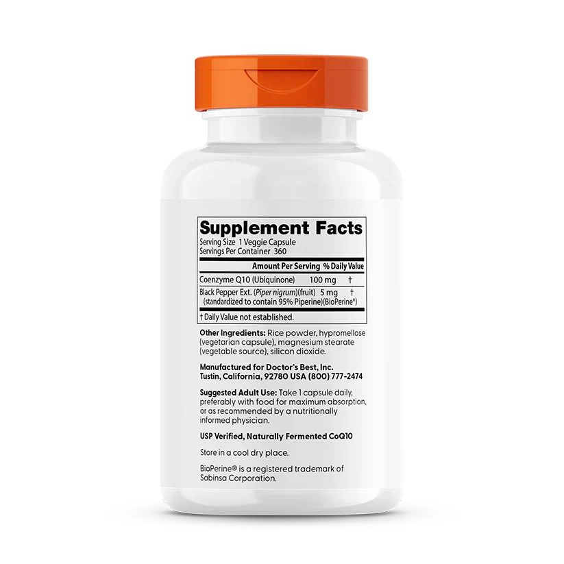 High Absorption CoQ10 100 mg 360 Veggie Caps