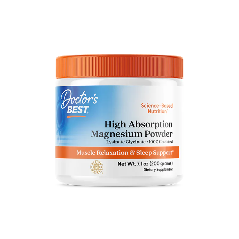 High Absorption Magnesium Powder with TRAACS, 7.1 oz (200 g) by Doctor's Best