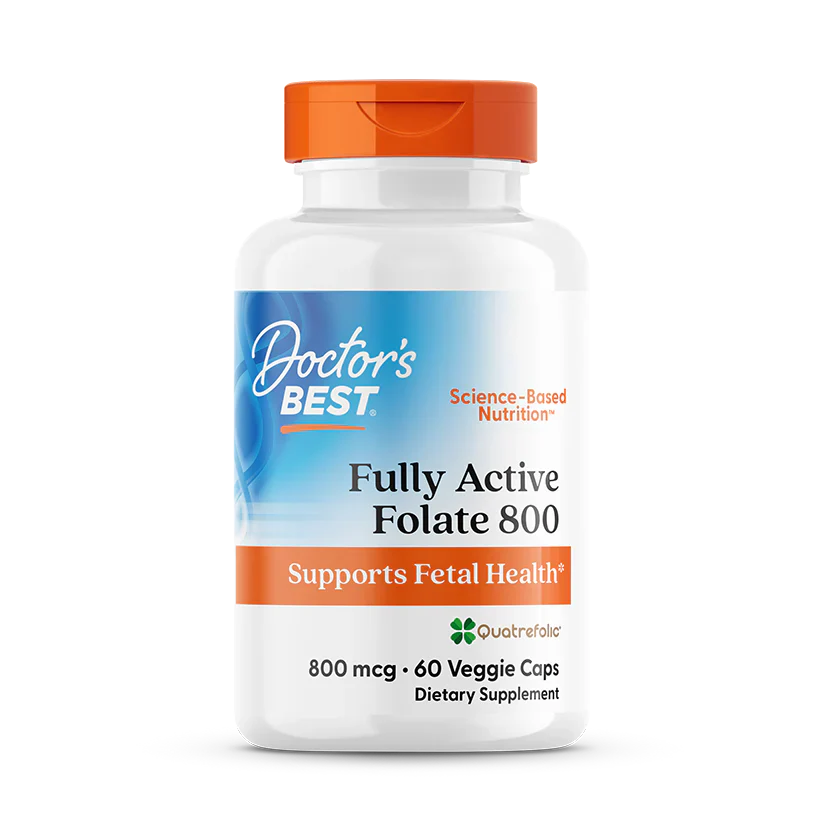 Fully Active Folate 800 mcg 60 Veggie Caps