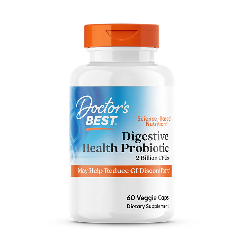 Digestive Health Probiotic 2 Billion with LactoSpore 60 Veggie Caps