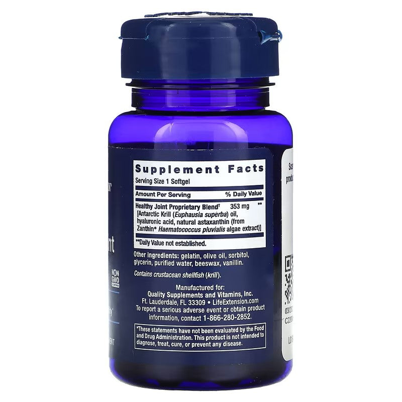 Krill Healthy Joint Formula 30 Softgels