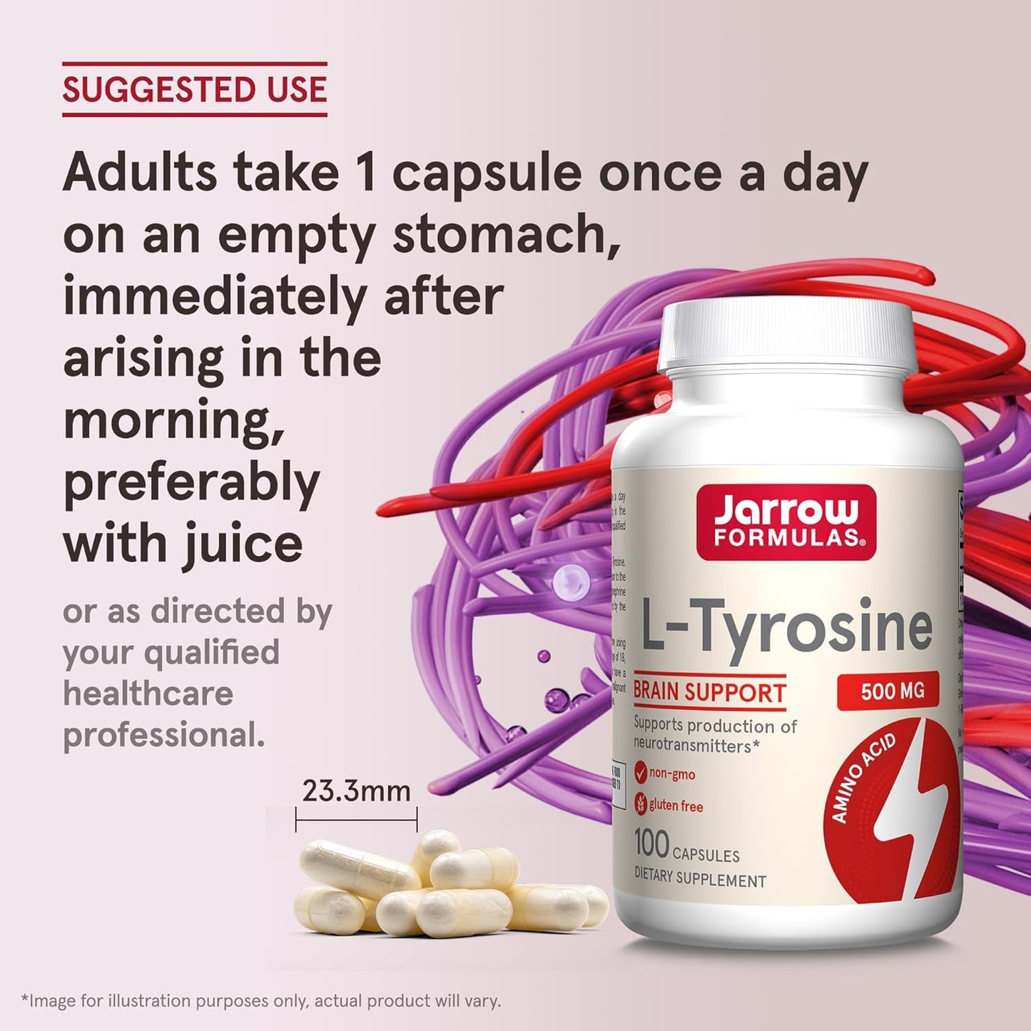 L-Tyrosine 500 mg 100 Capsules