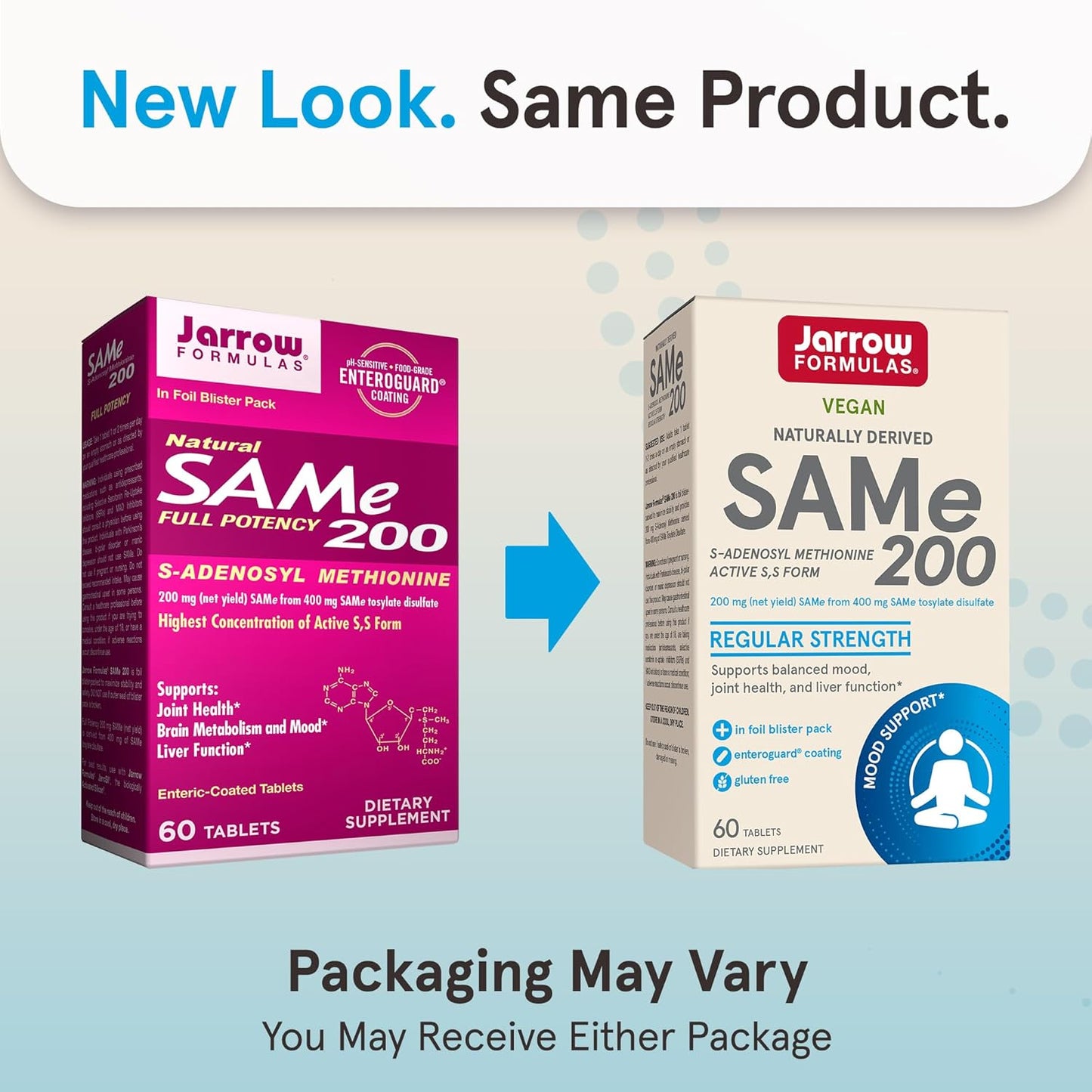 SAMe 200 mg 60 Enteric-Coated Tablets