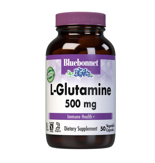 L-Glutamine 500 mg 50 Vegetable Capsules