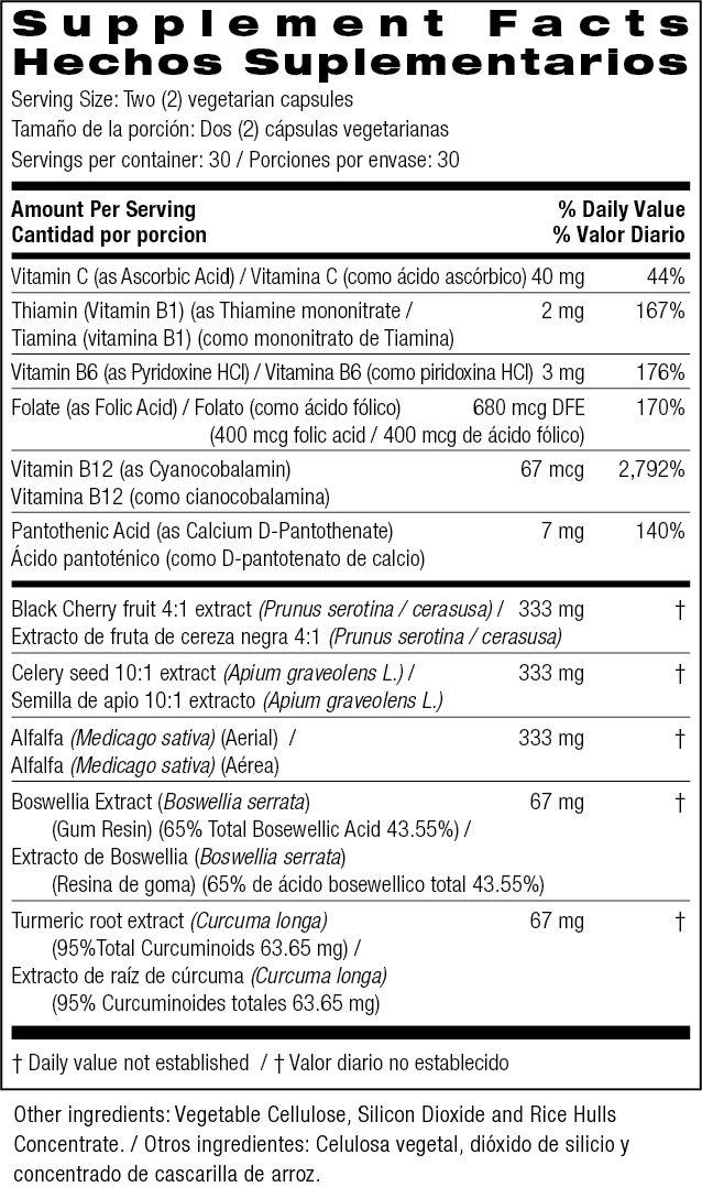 Urilow (formerly Gout Out) 60 Vegetarian Capsules by Bio Nutrition best price
