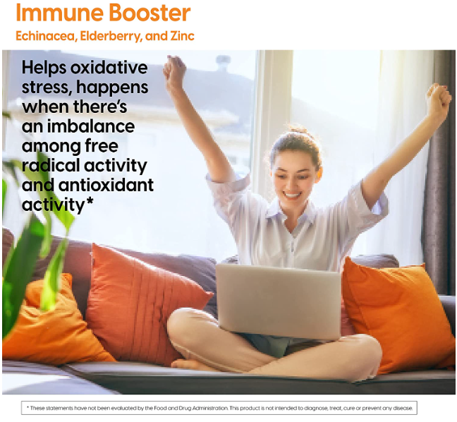 Immune Booster with Echinacea, Elderberry & Zinc, 120 Veggie Caps, by Doctor's Best