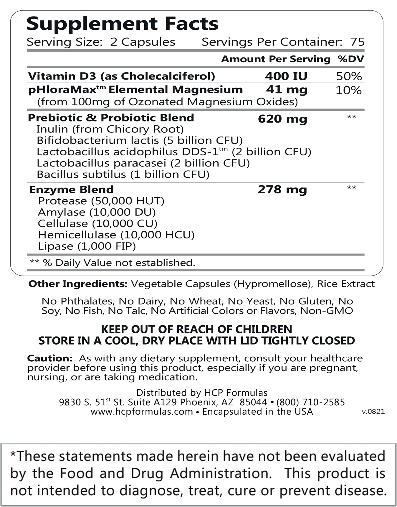 Abzorb - 150 Capsules by HCP Formulas