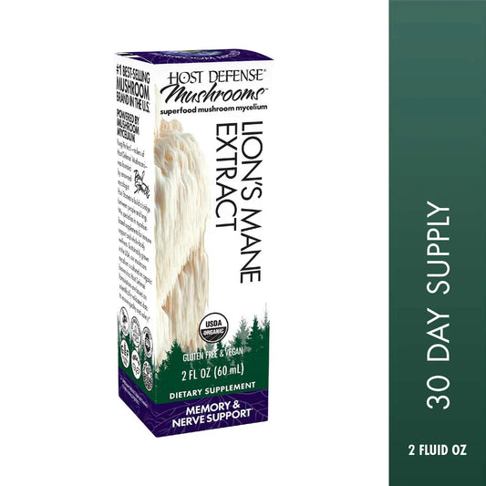 Host Defense Lion's Mane Extract 2 Fl Oz by Fungi Perfecti