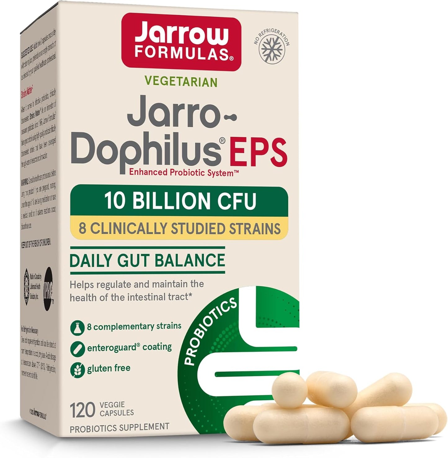 Jarro-Dophilus EPS 10 Billion CFU 120 Veggie Caps