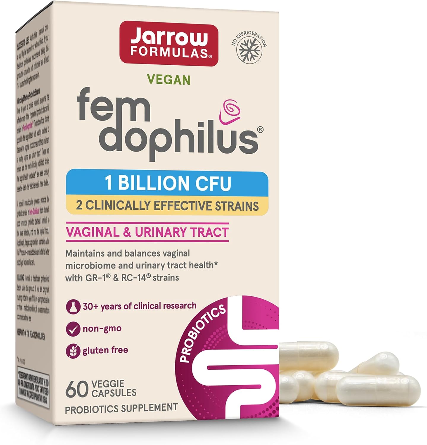 Women's Fem-Dophilus Shelf Stable 60 Veggie Caps