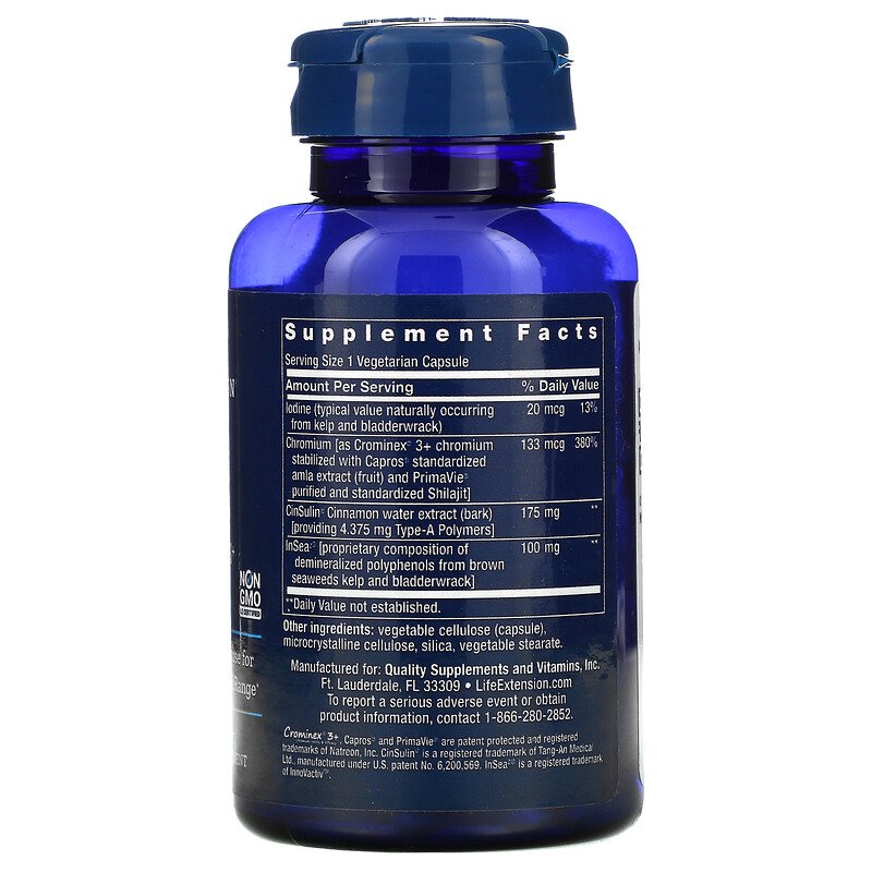 CinSulin with InSea2 and Crominex 3+ 90 Vegetarian Capsules Best Price