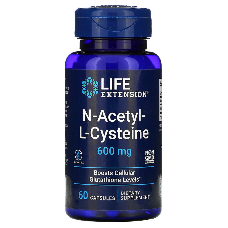 N-Acetyl Cysteine 600 mg 60 Vegetarian Capsules Best Price