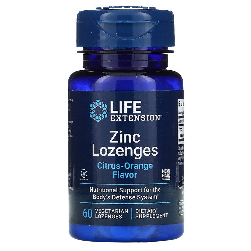Zinc Lozenges 60 Vegetarian Lozenges Best Price
