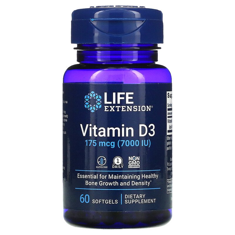 Vitamin D3 7,000 IU 60 Softgels Best Price