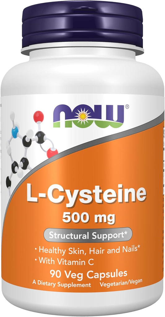 L-Cysteine 500 mg 90 Veg Caps by NOW