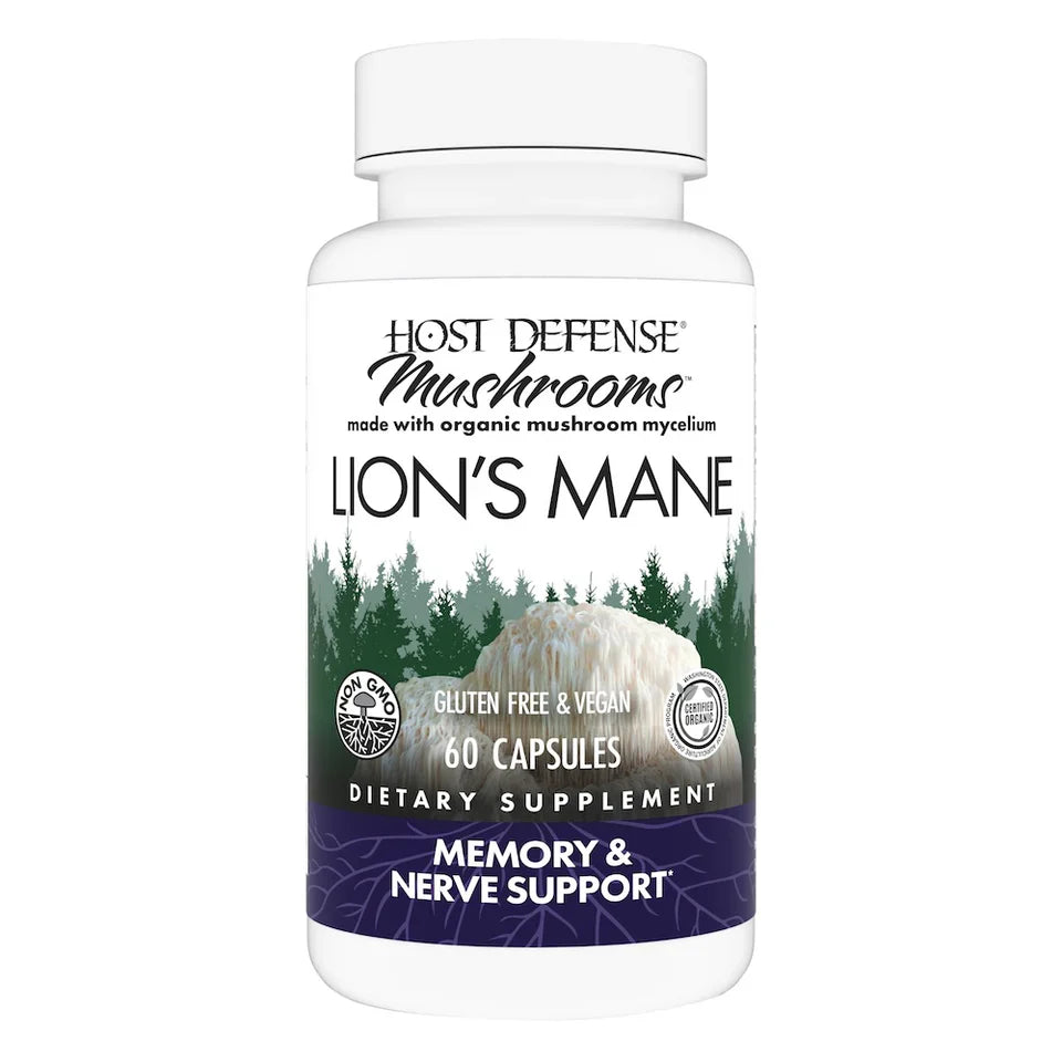 Host Defense Lion's Mane 60 Vegetarian Capsules