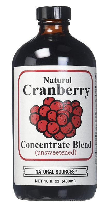Natural Cranberry Concentrated Blend 16oz- Unsweetened