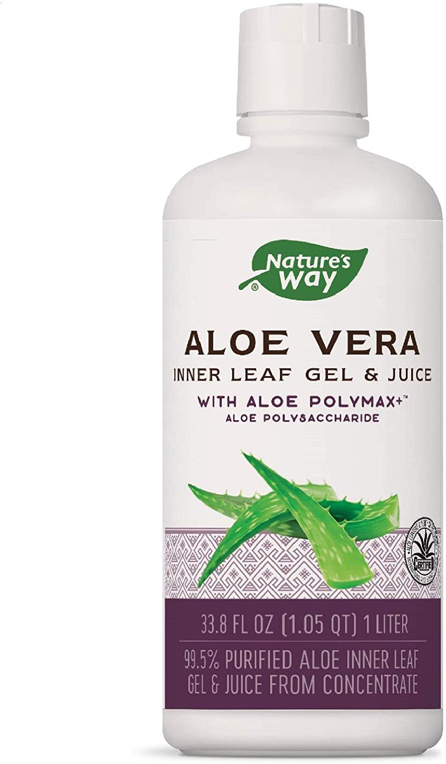 Aloe Vera Inner Leaf Gel & Juice 1 Liter (33.8 fl oz)