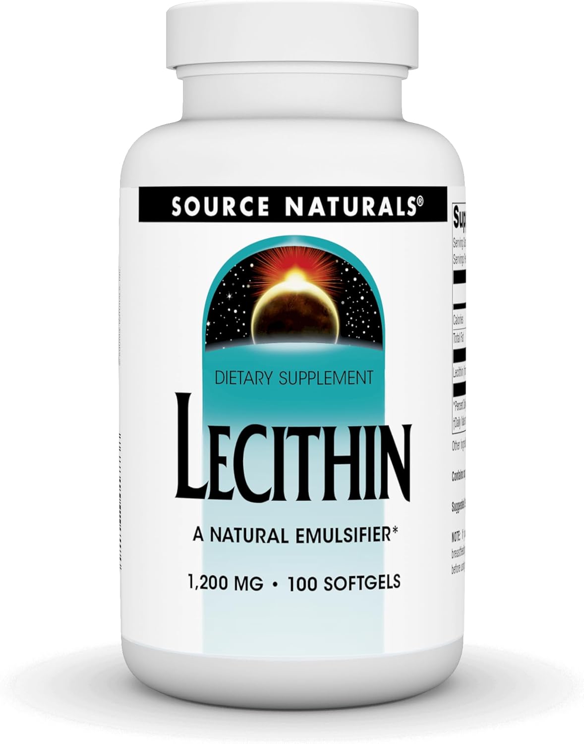 Lecithin 100 Softgels by Source Naturals
