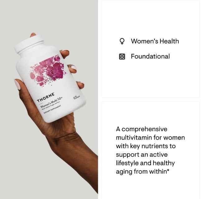 Women's Multi 50+, 180 Capsules (without copper and iron), by Thorne